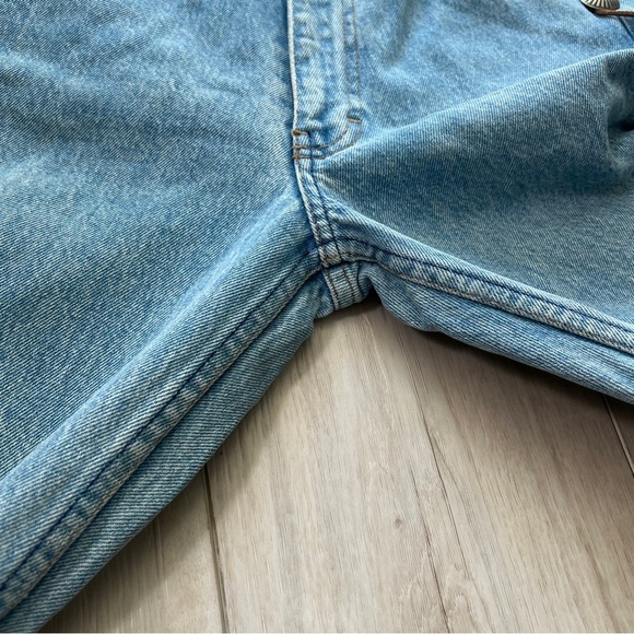 Vintage UNION MADE Polo Ralph Lauren Western Leather Fringe Concho Jeans ILGWU - Picture 4 of 13